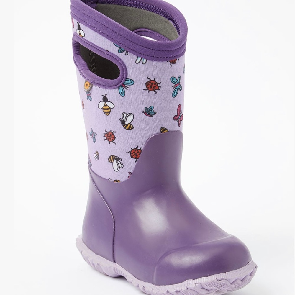 Purple Girls Boots for Winter.